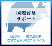 国際貿易コンサルティング【商品買付、物流規制に関する適切なアドバイス】